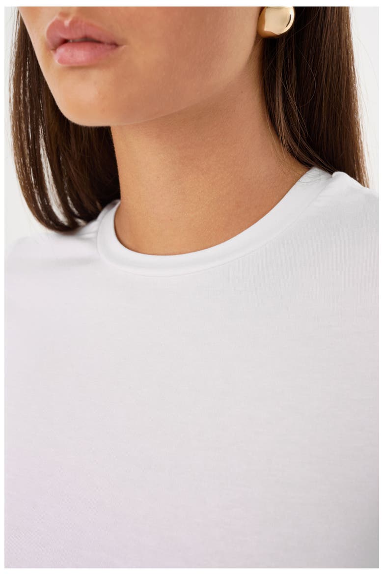 Moa | Jersey Crew Neck Tee, Alternate, color, White