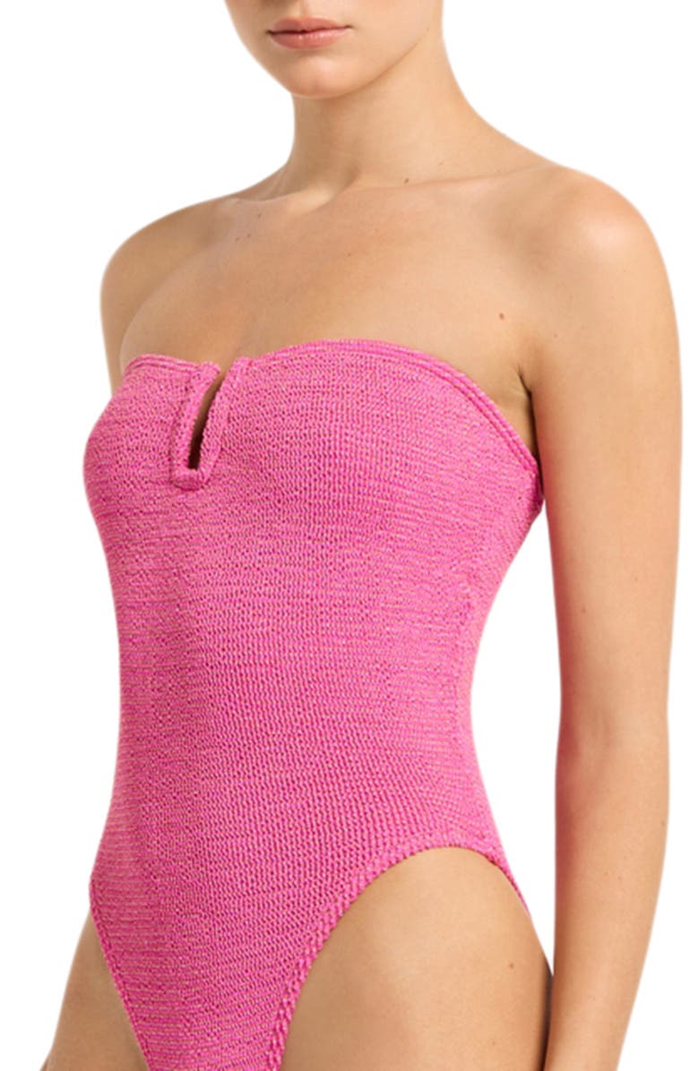 bond-eye Blake Strapless U-Bar One-Piece Swimsuit, Alternate, color, 