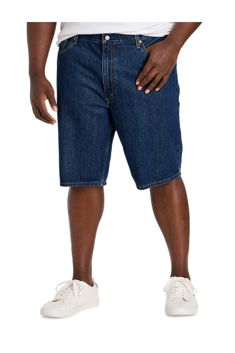 Big & Tall  469 Loose-Fit Denim Shorts V1, Main, color, ACTIVE RUN