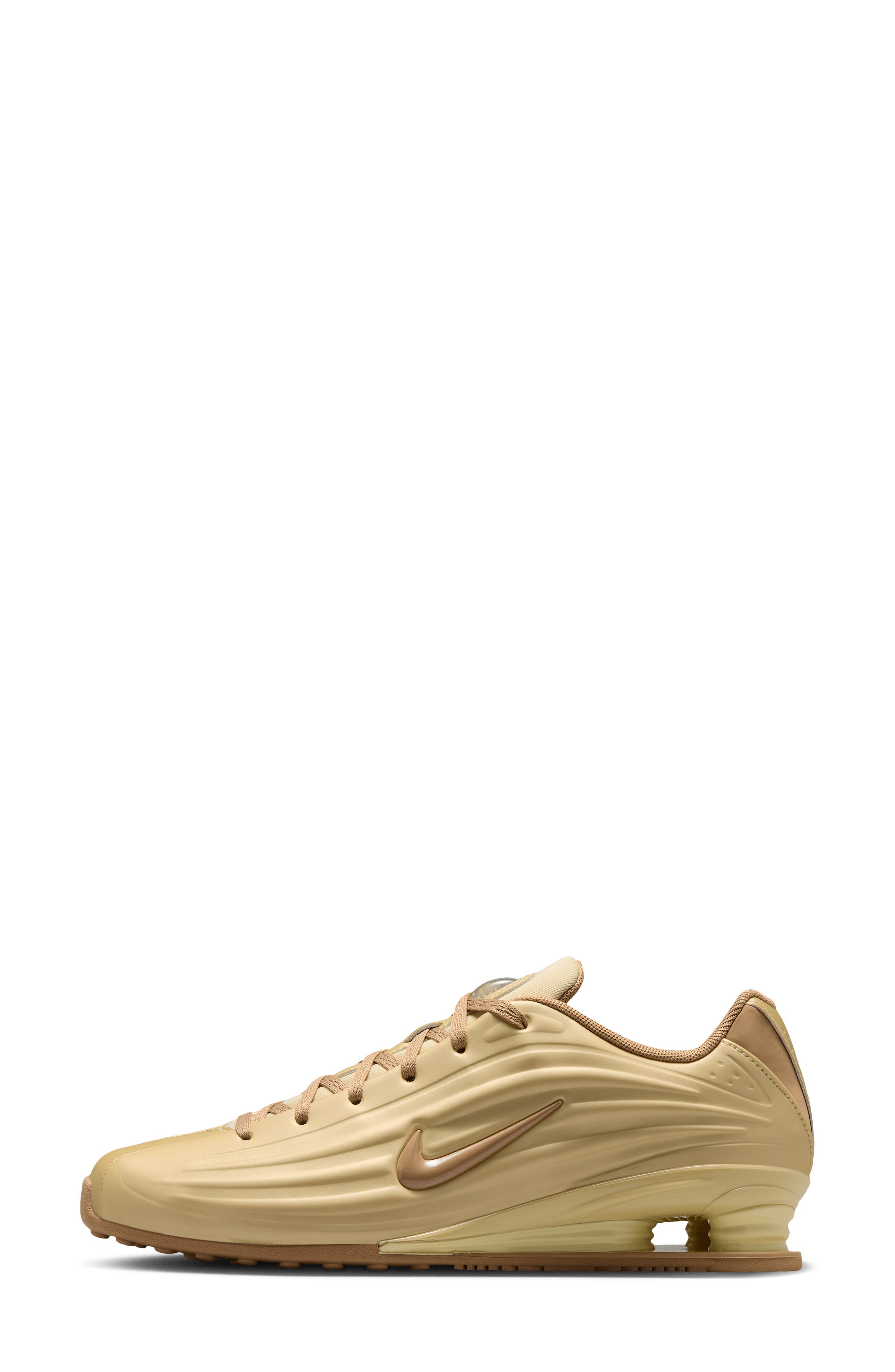 Shox Z Sneaker, Alternate, color, LIGHT KHAKI/ GOLD/ KHAKI