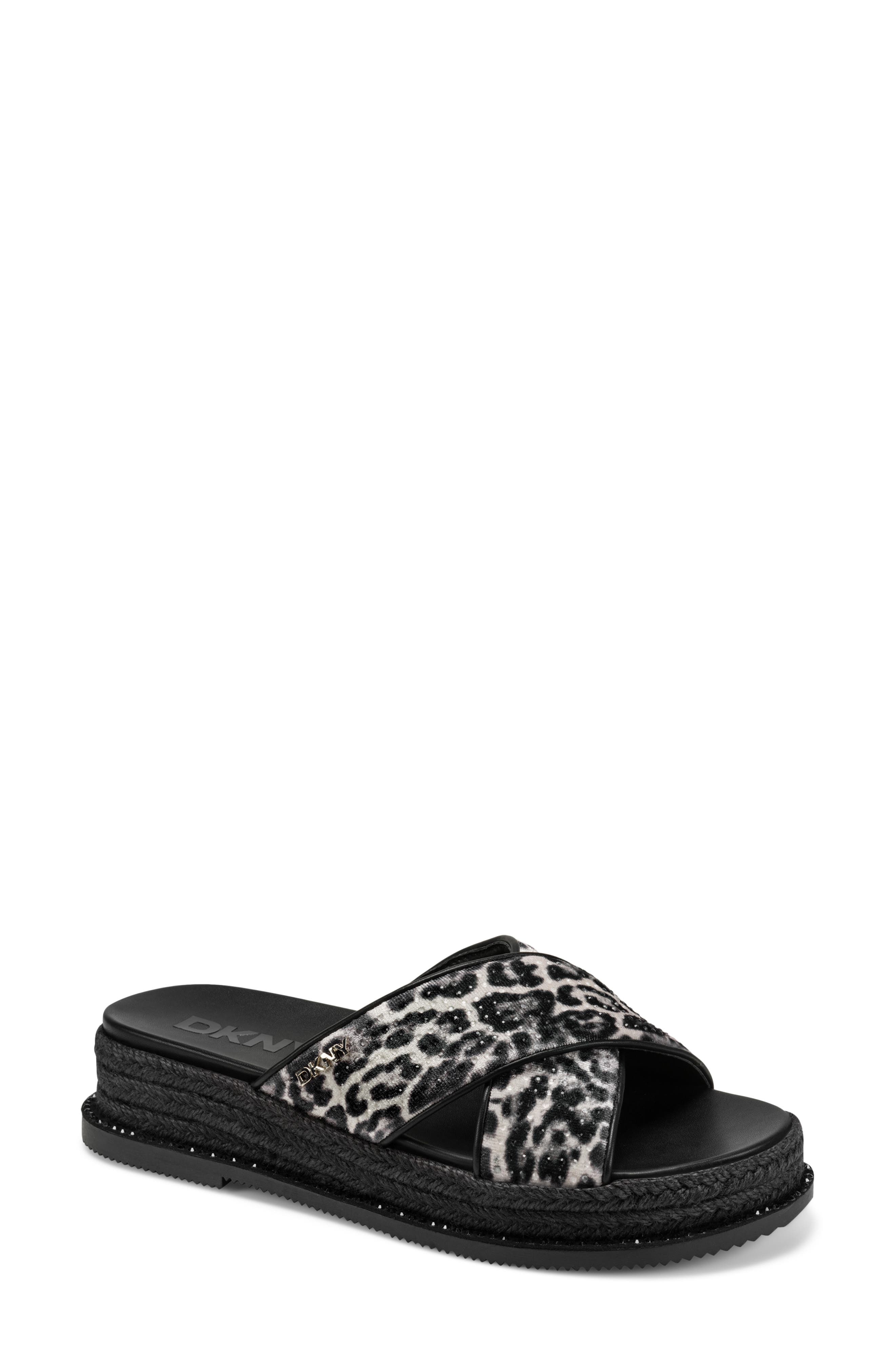 DKNY Berris Cross Band Slide Sandal, Main, color, 
