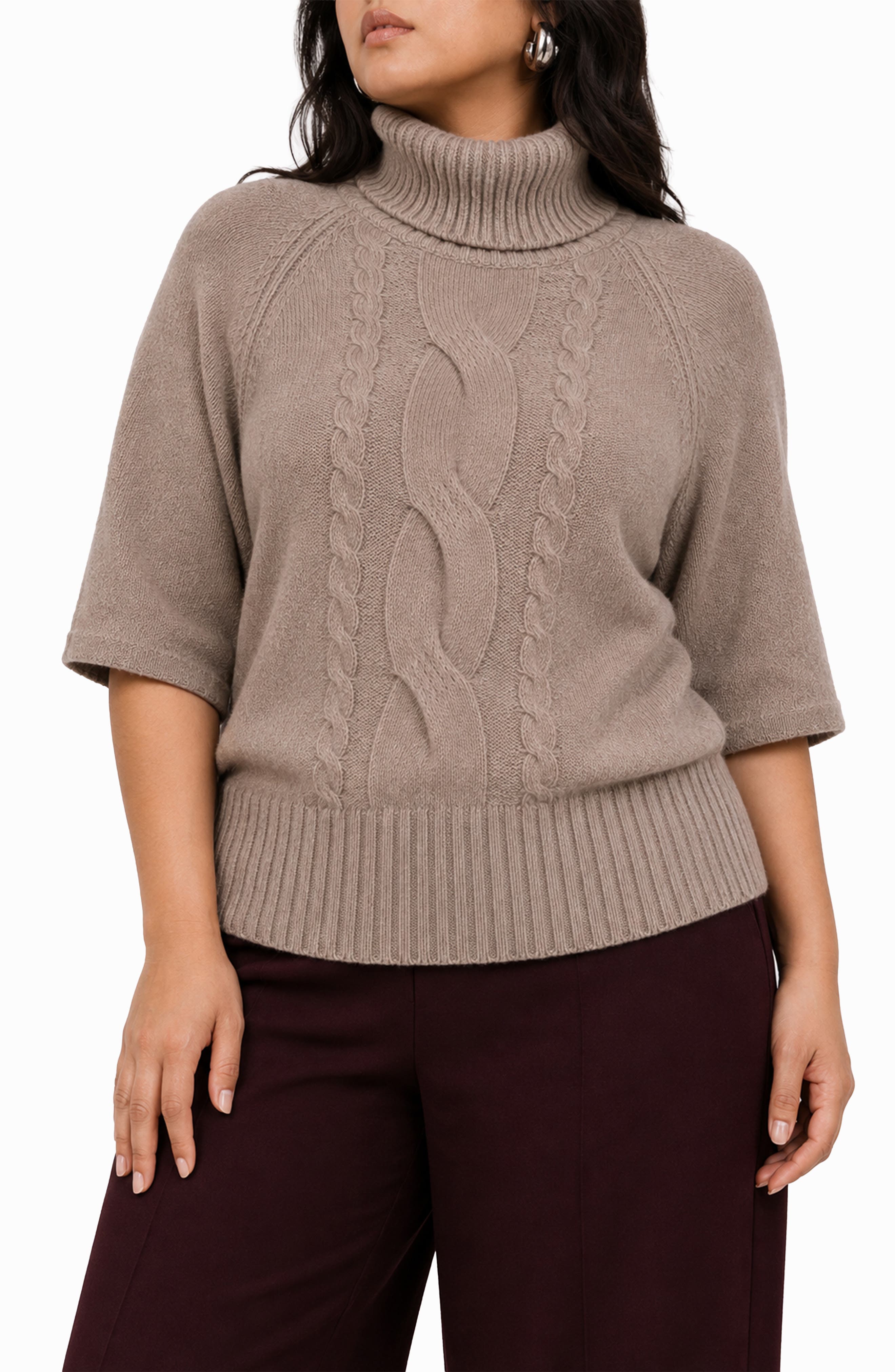 Paula Cable Dolman Sweater