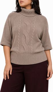 BY DESIGN Paula Cable Dolman Sweater