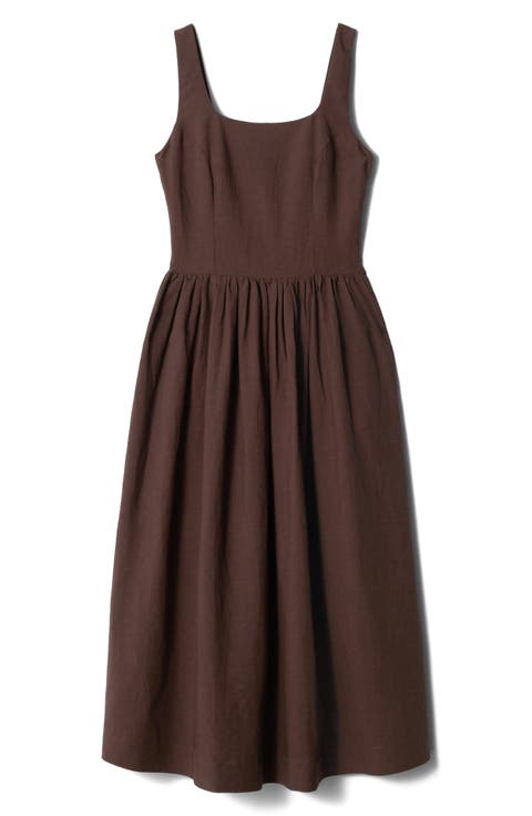 Cotton Fit & Flare Dress