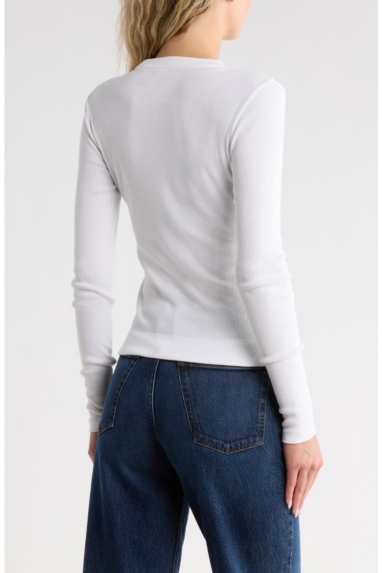 Compact Rib Long Sleeve T-Shirt (Women) | Nordstromrack