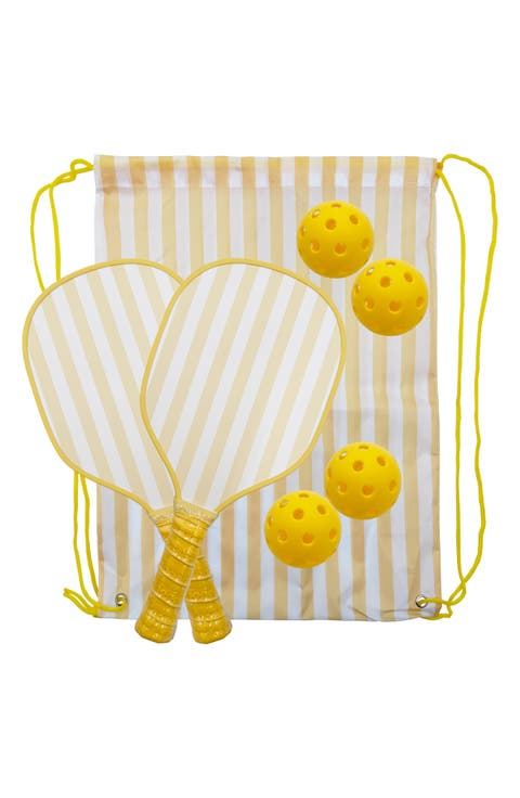 Cabana Stripes Pickleball Set
