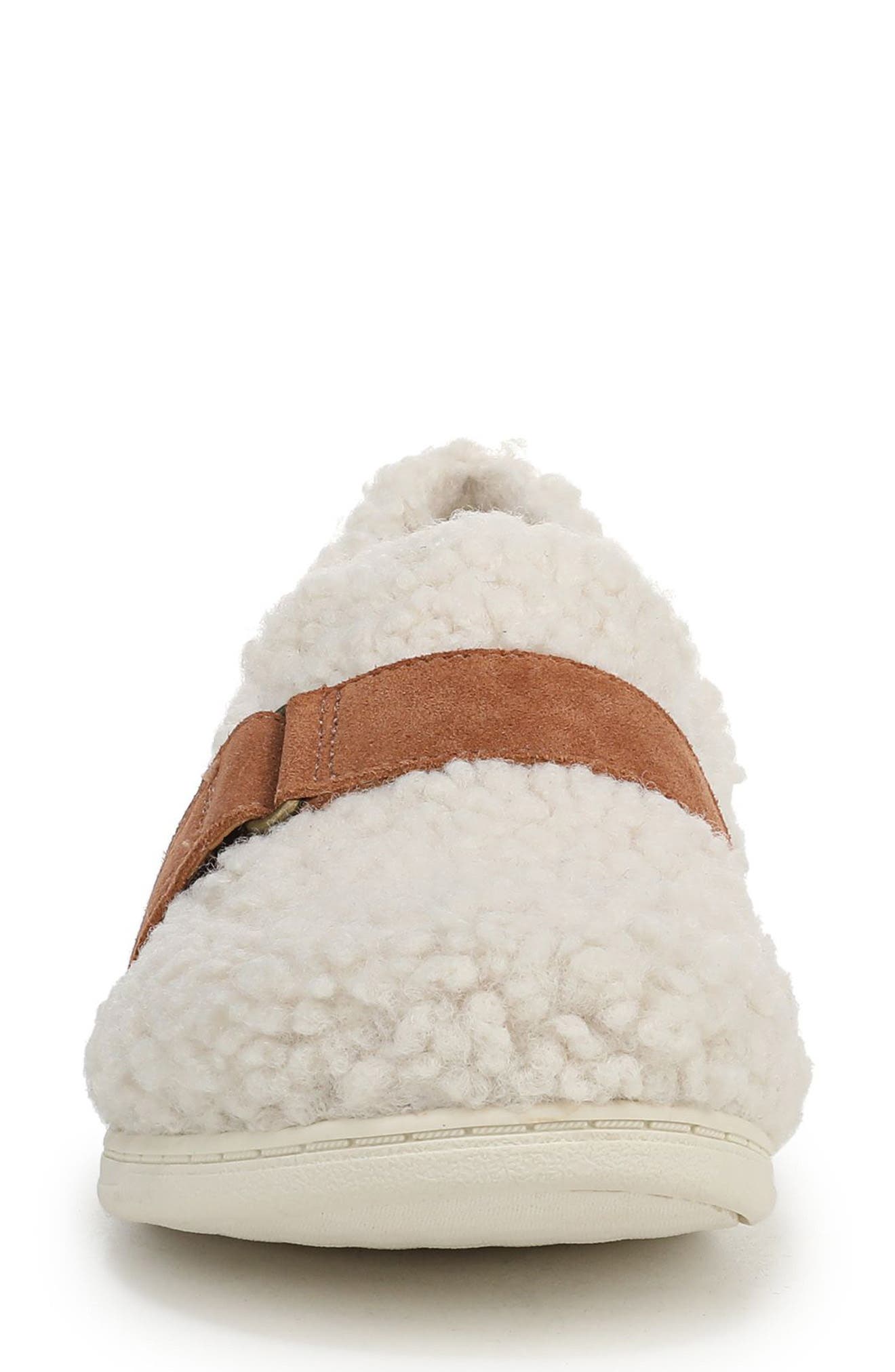 Vionic Imogen Faux Shearling Clog, Alternate, color, Cream