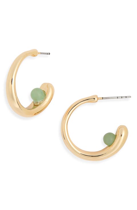 Floating Hoop Earrings
