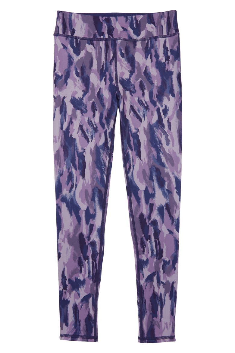Live In Reversible Yoke Leggings, Main, color, PURPLE MULLED AMELIA PRINT