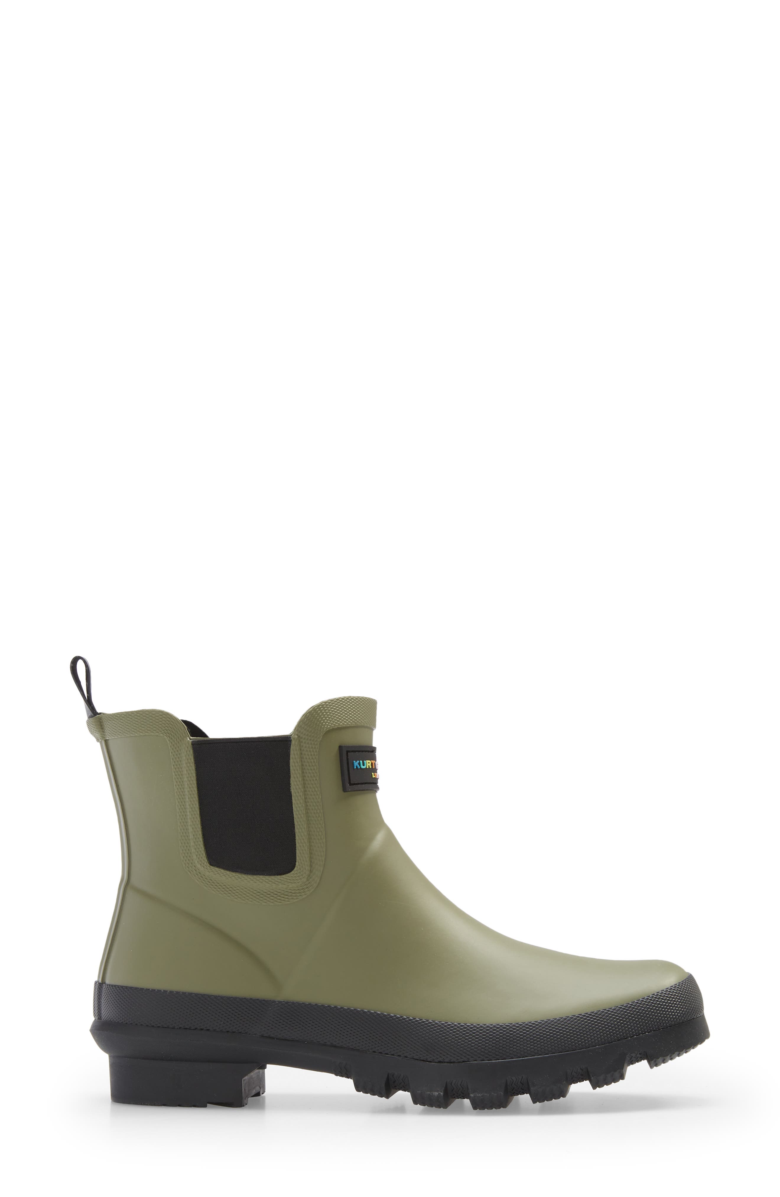 Sleet Chelsea Rain Boot, Alternate, color, BEIGE/ KHAKI