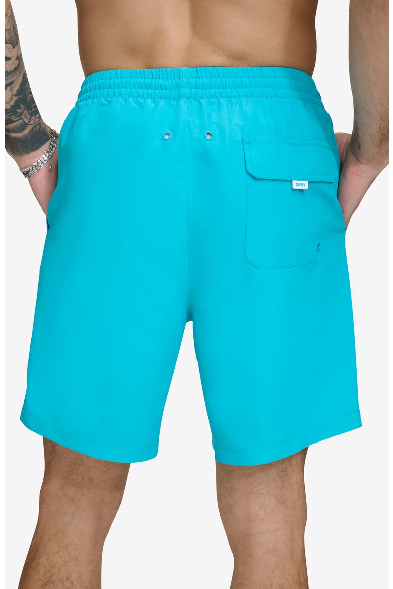 Core Volley Swim Trunks, Alternate, color, TURQUOISE