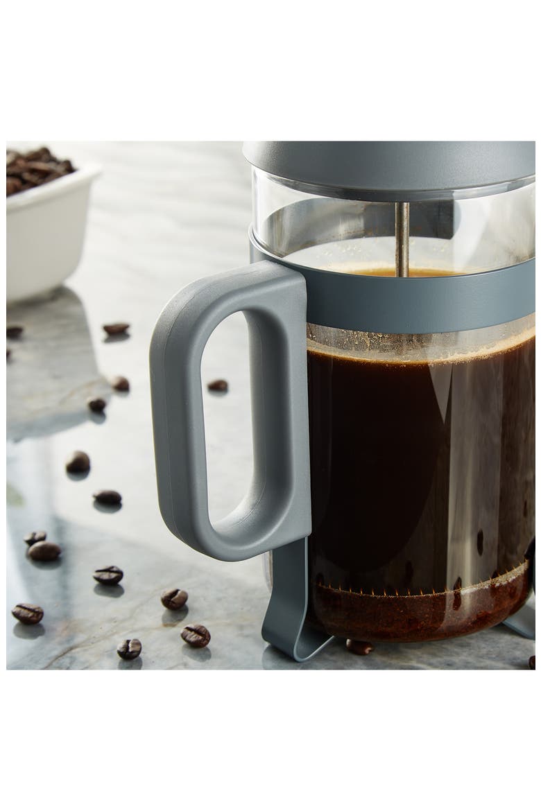 Leo Aroma French Press, Alternate, color, BLACK/ CLEAR