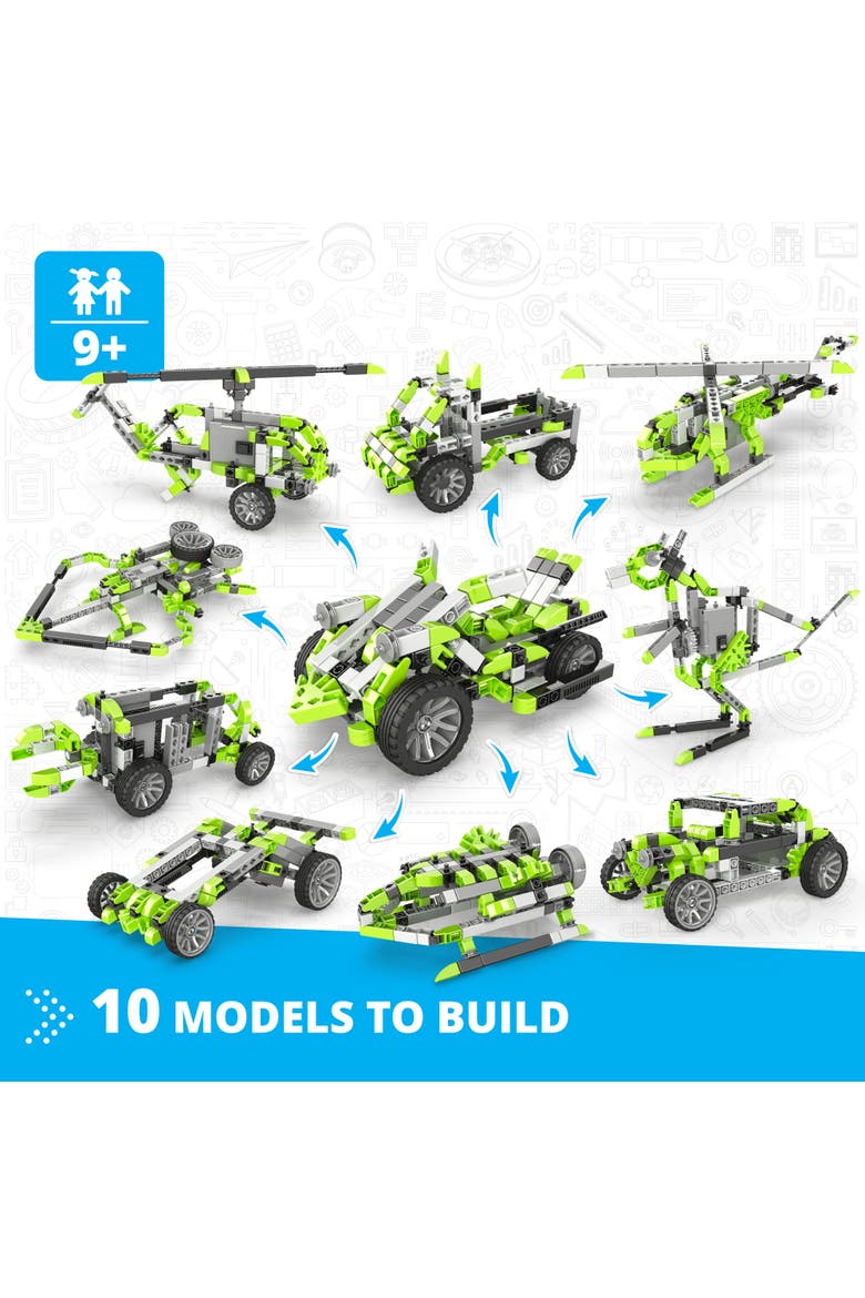Inventor Mechanics 4 Wheeled Extreme Motorized Bike Toy, Alternate, color, Multicolored