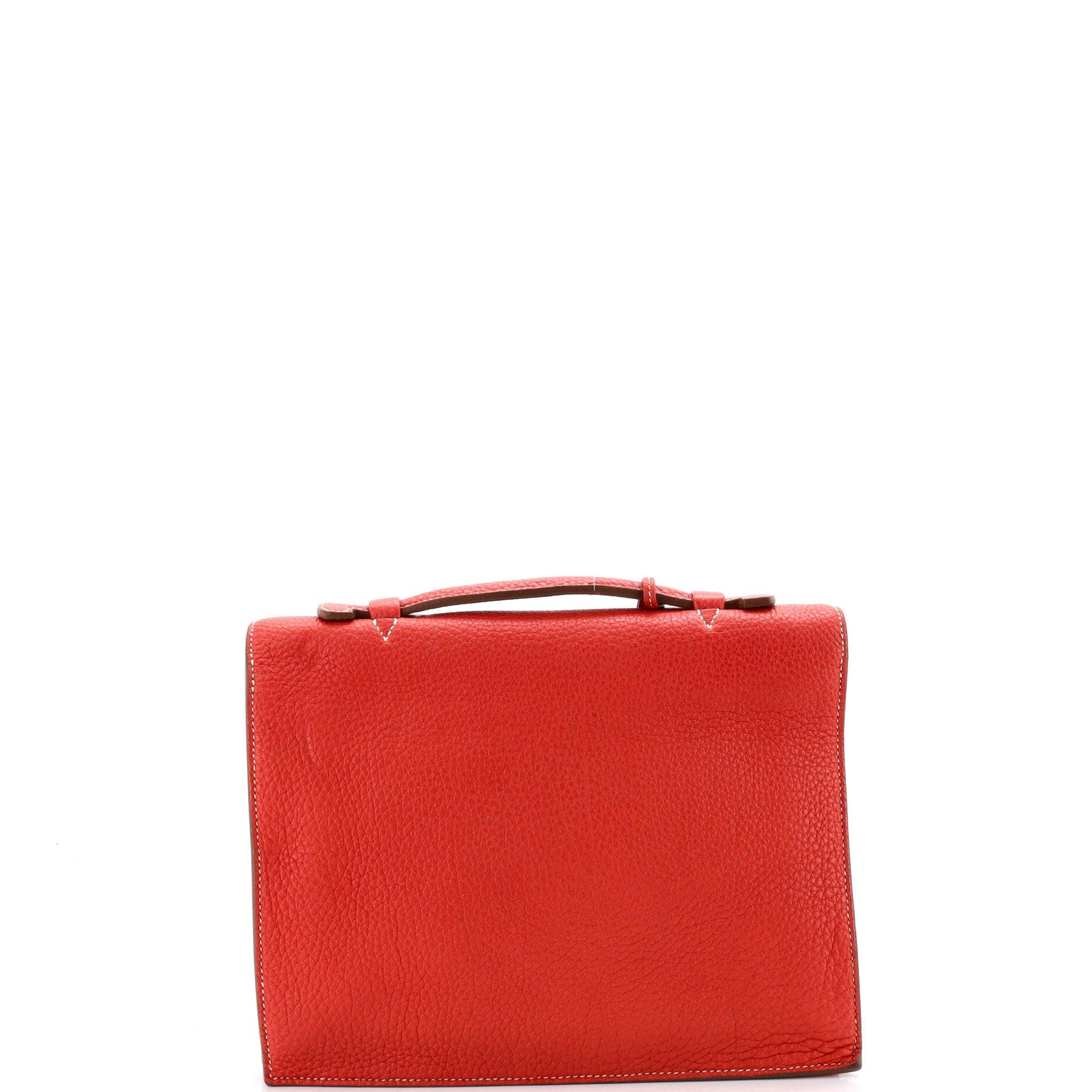 Pre-Owned Hermes Sac a Depeches Bag Togo 27, Alternate, color, Sanguine