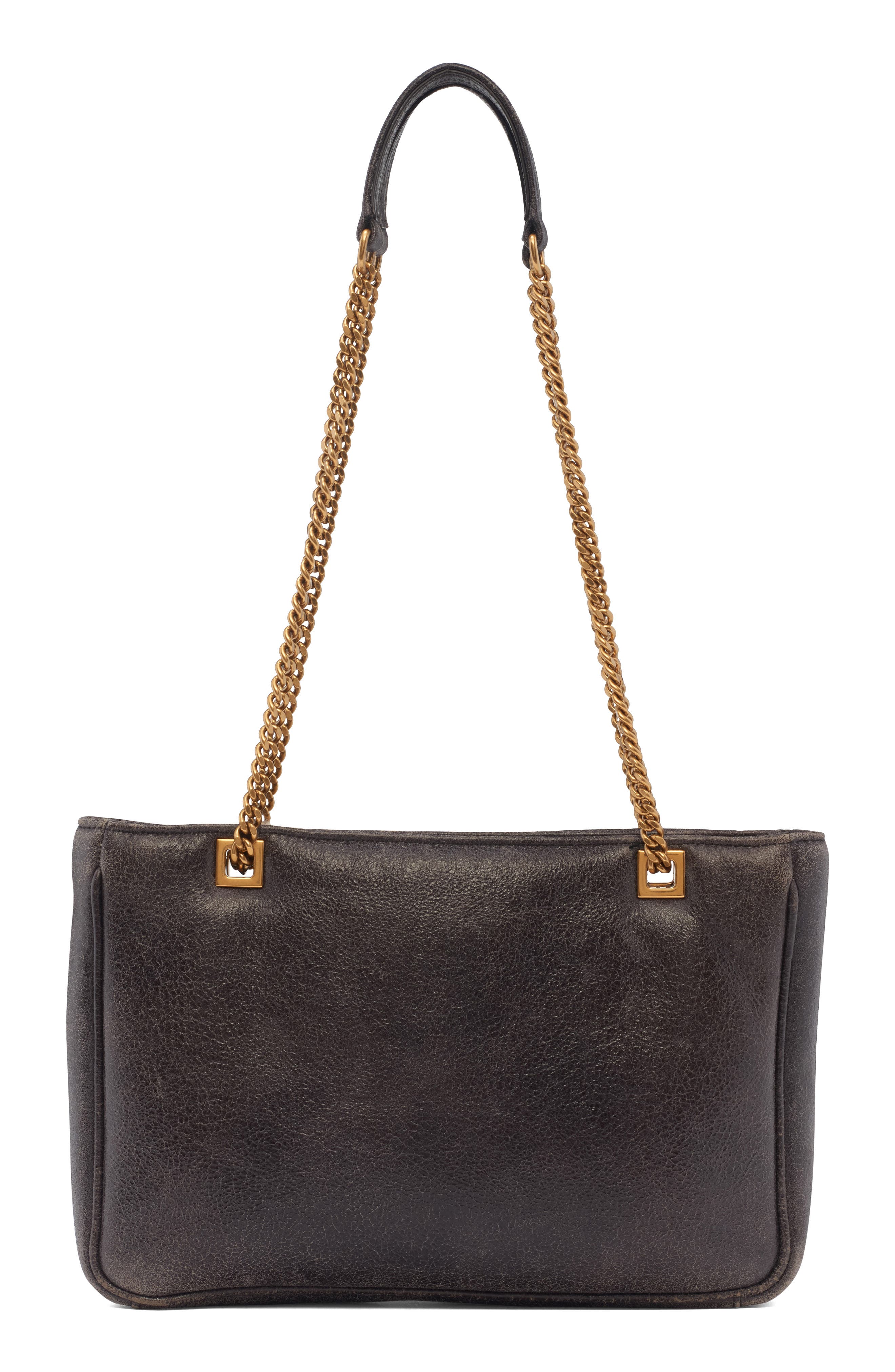 Valentino Garavani Small Viva Superstar Genuine Shearling Trim Tote, Alternate, color, Fango/ Dark Beige