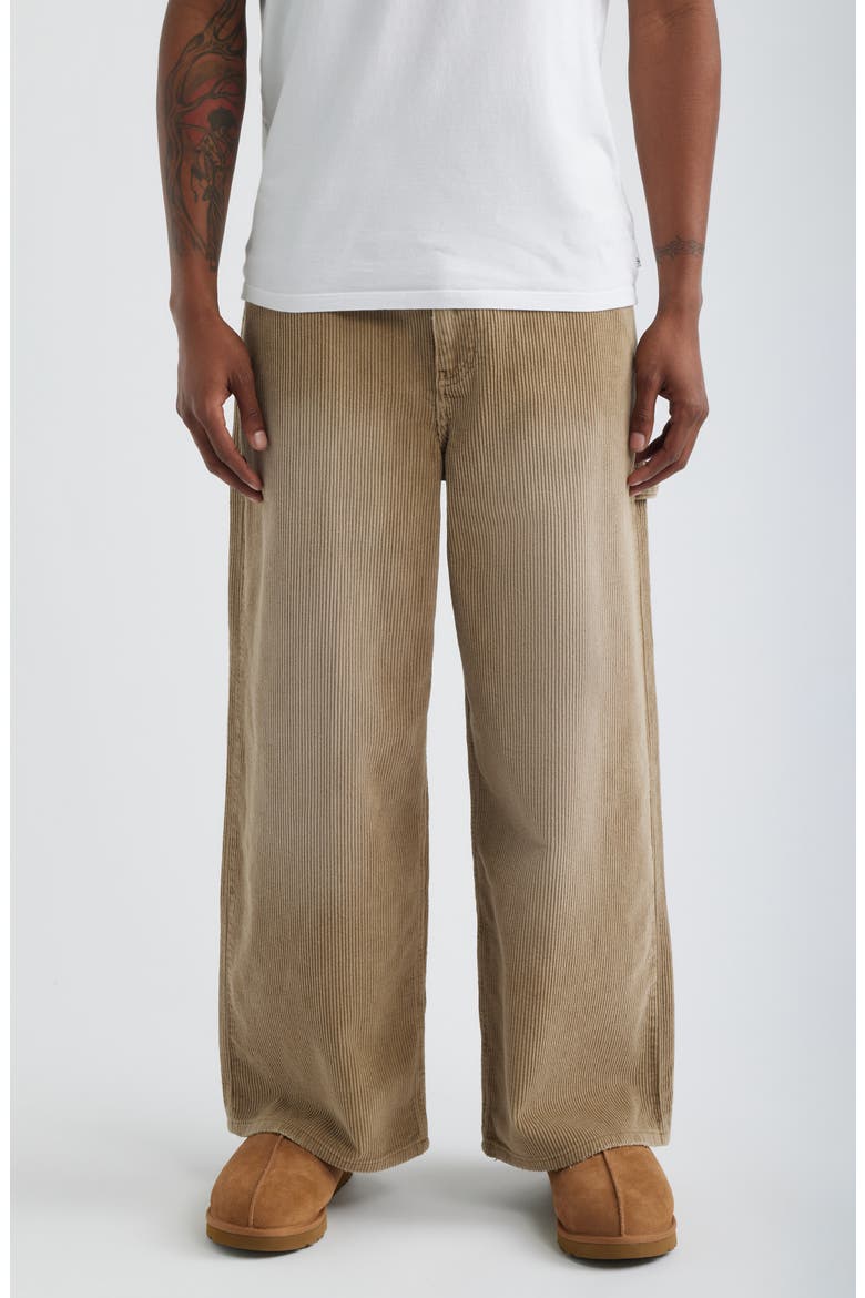 Corduroy Carpenter Pants, Main, color, BROWN