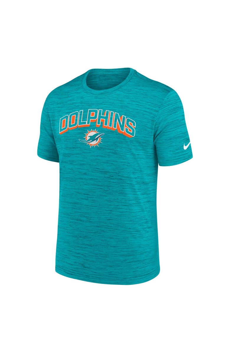 Nike Men's Nike Aqua Miami Dolphins Velocity Performance T-Shirt, Alternate, color, Aqua