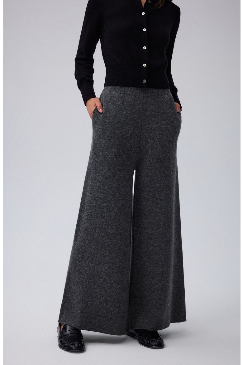 Mid-Rise Cropped Pants, Alternate, color, Charcoal