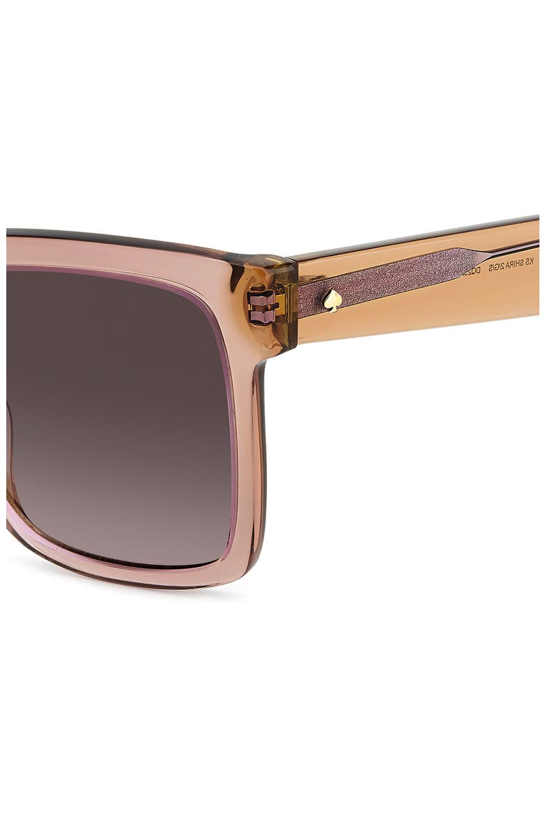 Shira 55mm Sunglasses, Alternate, color, BROWN PINK/ PINK DS