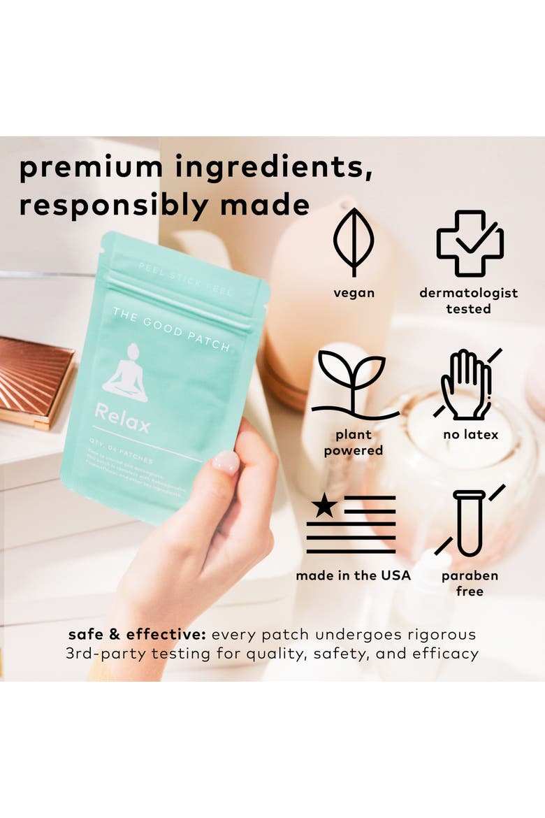 Relax Wellness Patch, Alternate, color, None