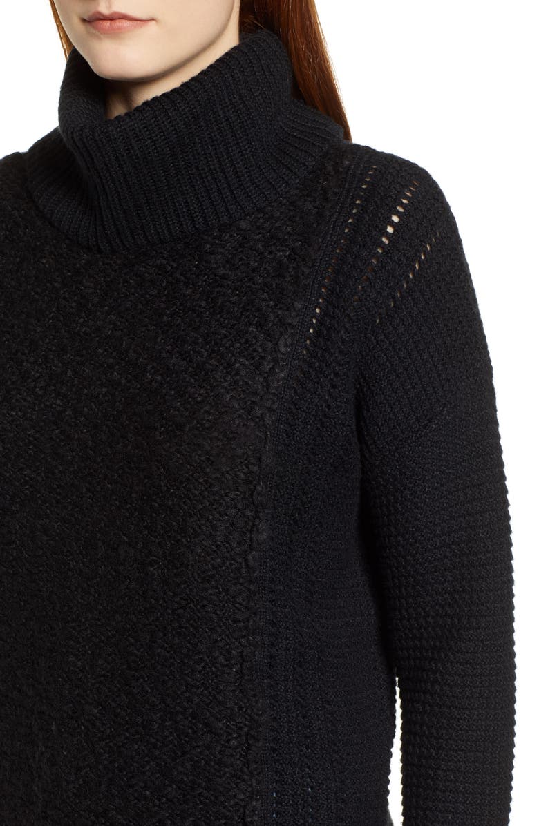 Caslon<sup>®</sup> Cowl Neck Bouclé Sweater, Alternate, color,
