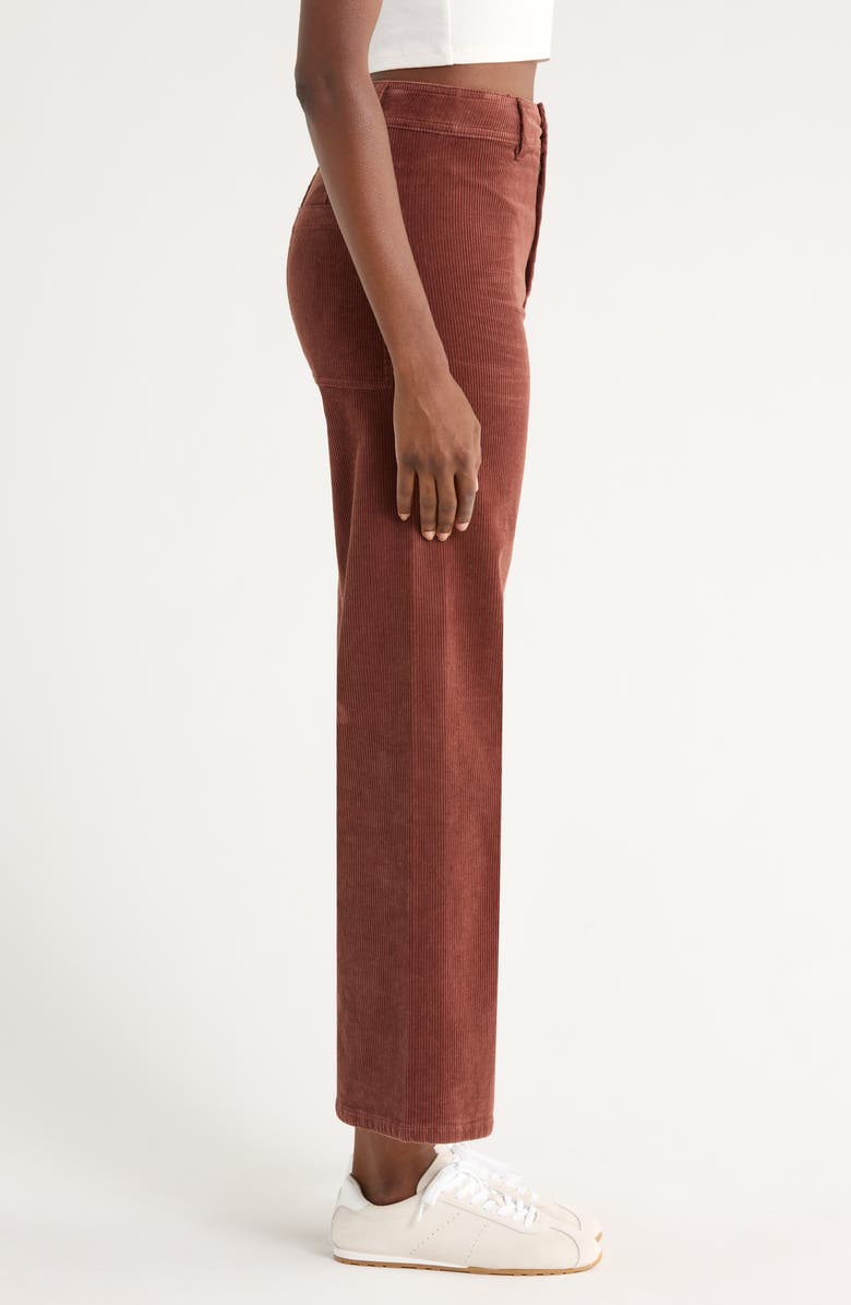 Billabong Free Fall Stretch Cotton Corduroy Pants, Alternate, color, Espresso