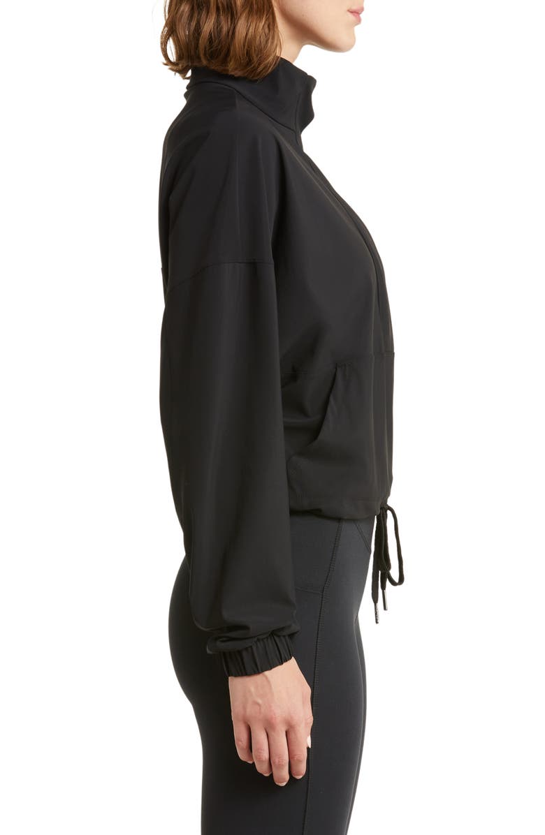 Sweaty Betty Explorer Half Zip Anorak, Alternate, color, Black