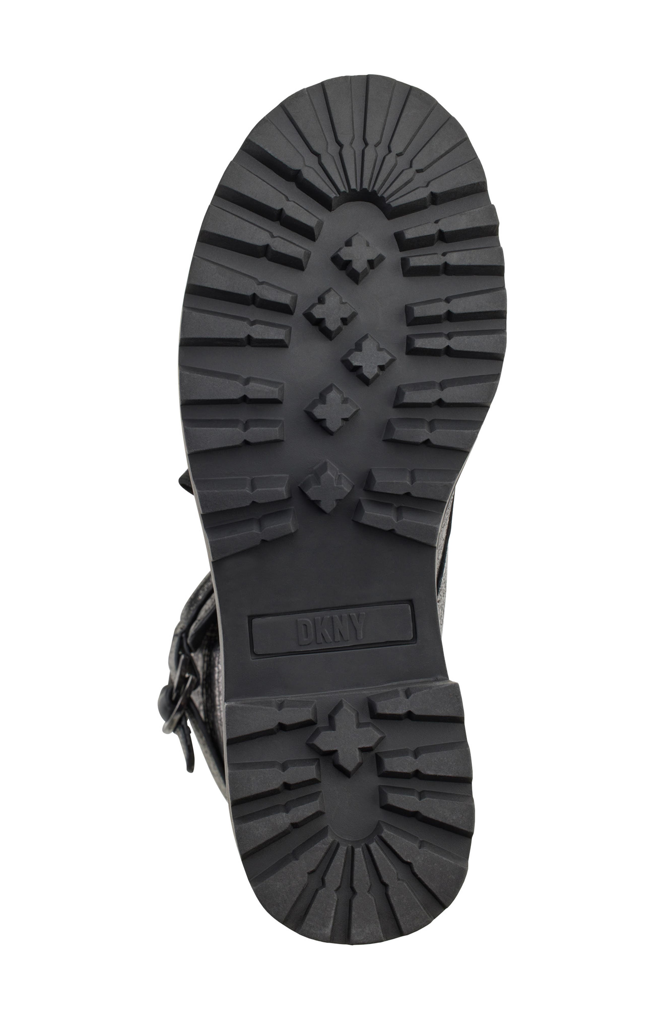 DKNY Falcao Metallic Combat Boot, Alternate, color, 