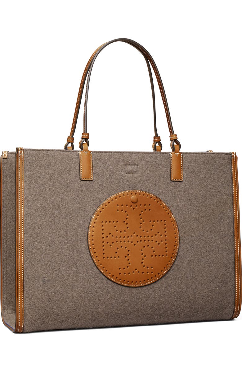 Tory Burch Ella Wool Blend Felt Tote, Alternate, color,