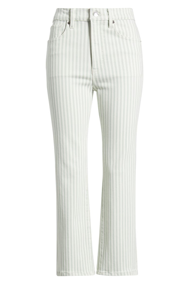 The Reboot High Waist Crop Bootcut Jeans, Alternate, color, SEAMIST STRIPE