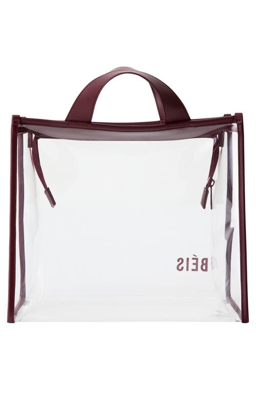 Beis Béis The Clear Stadium Tote In White