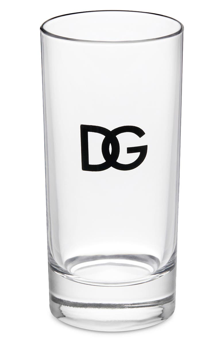 Dolce&Gabbana DG Logo Set of 2 Drinking Glasses, Alternate, color, 