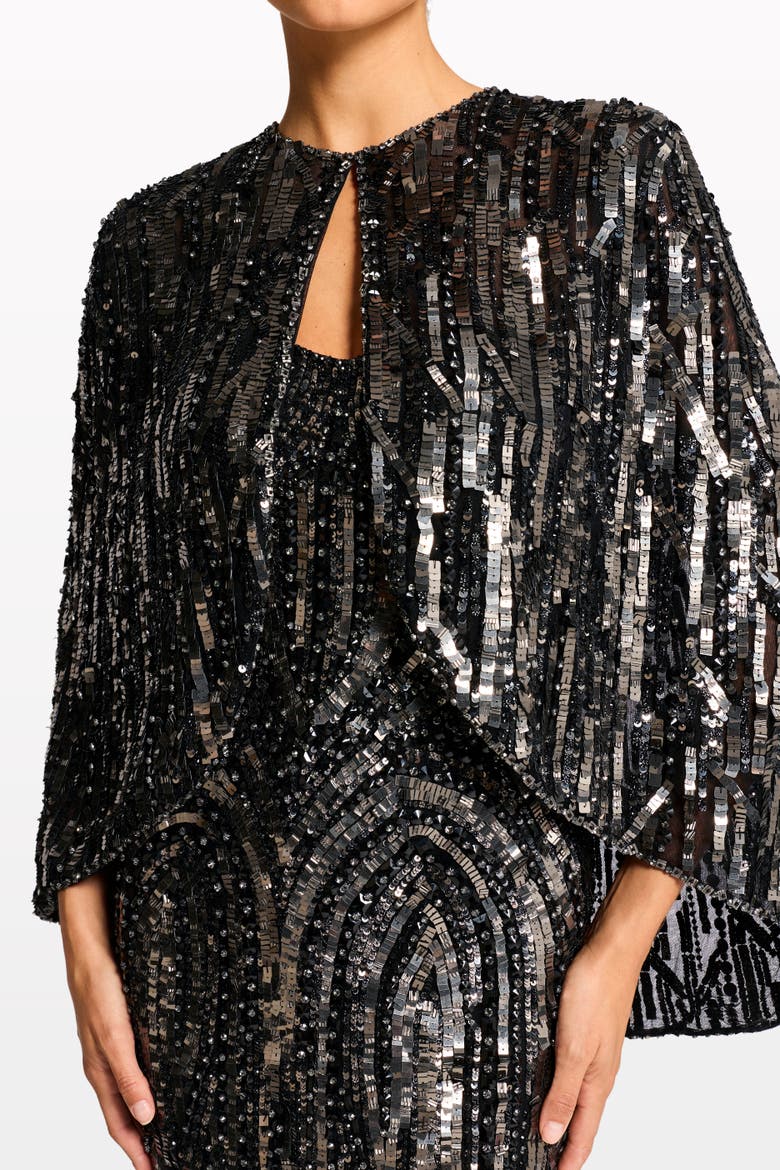 Vulsa Cape, Alternate, color, Liquorice