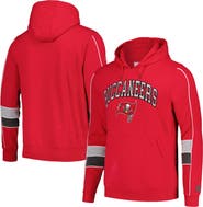 STARTER Men's Starter Red Tampa Bay Buccaneers Captain Pullover Hoodie