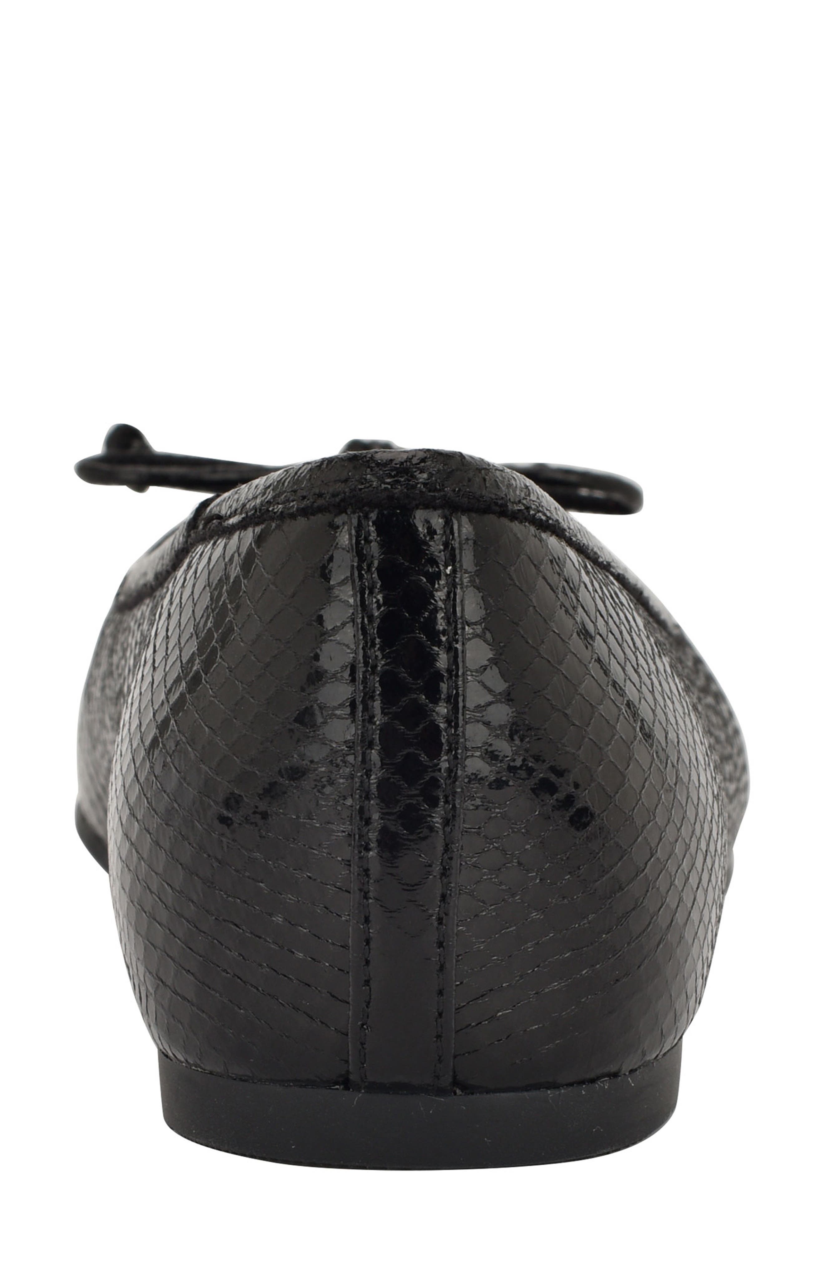 Calvin Klein Bronte Ballet Flat, Alternate, color, Black Print