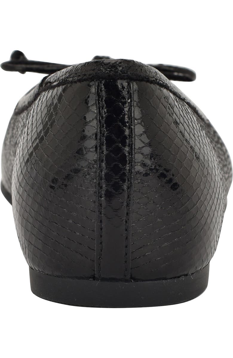 Calvin Klein Bronte Ballet Flat, Alternate, color, Black Print