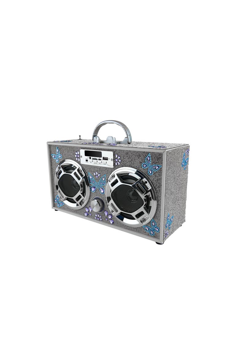 Boombox Bluetooth Speaker, Alternate, color, Butterfly