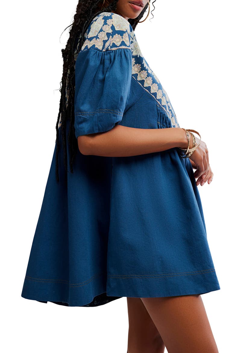 Orson Shift Minidress, Alternate, color, INDIGO COMBO