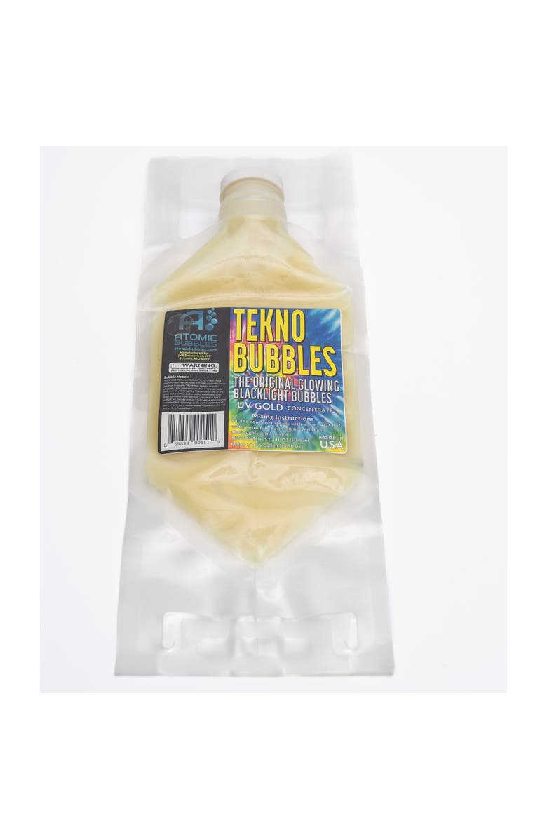 Atomic Bubbles Tekno Bubbles 64Oz Smart Pouch Refill Gold, Alternate, color, Multicolored