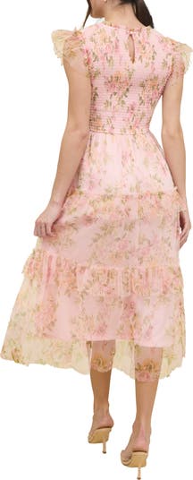 Floral Smocked Maxi Dress