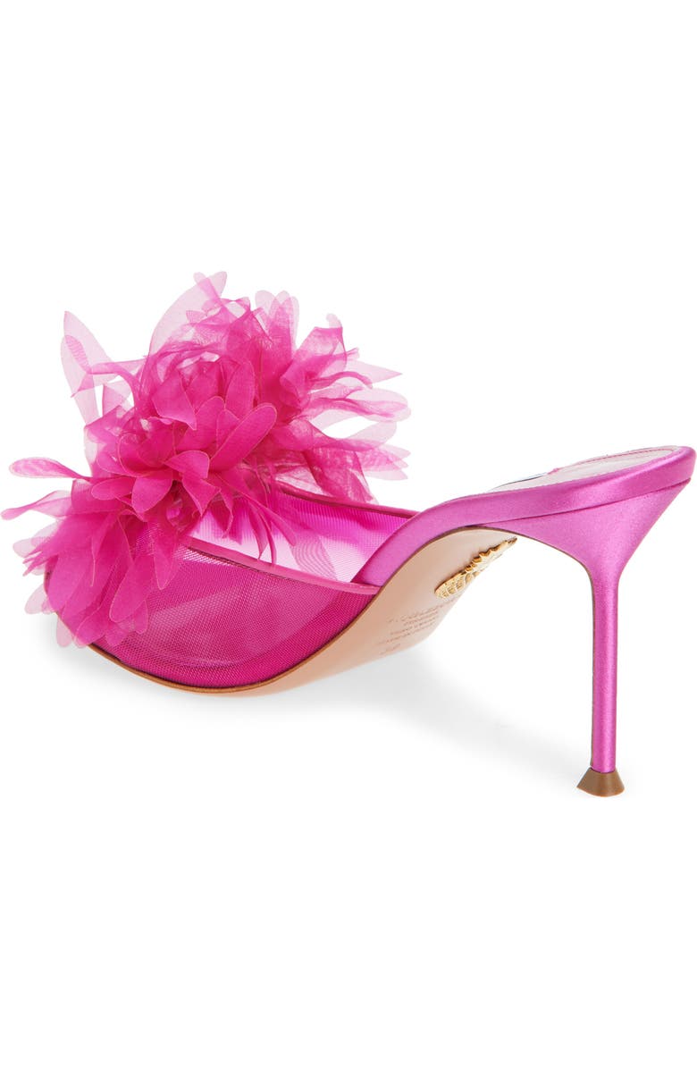 Aquazzura Pome Slide Sandal, Alternate, color, Azalea Pink