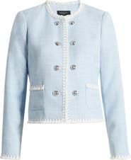 Tahari ASL Bouclé Crop Jacket