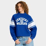 FANATICS Women's Fanatics Royal Kentucky Wildcats Oversized Hometown Premium Punt Coverage Raglan Pullover Sweatshirt