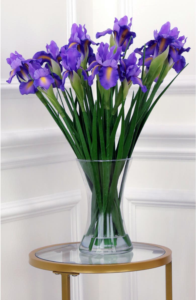 Mark Roberts Vase of Iris, Main, color, Violet