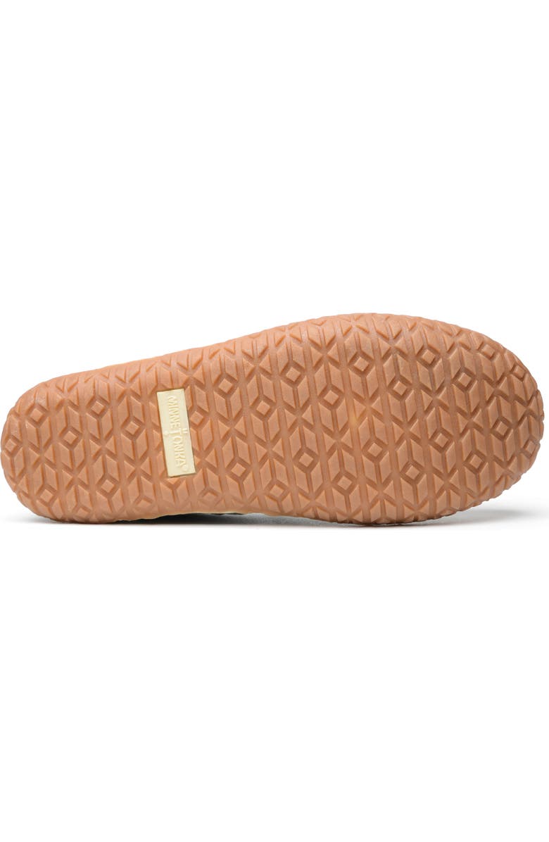 Minnetonka Tucson Faux Fur Lined Bootie, Alternate, color, Charcoal