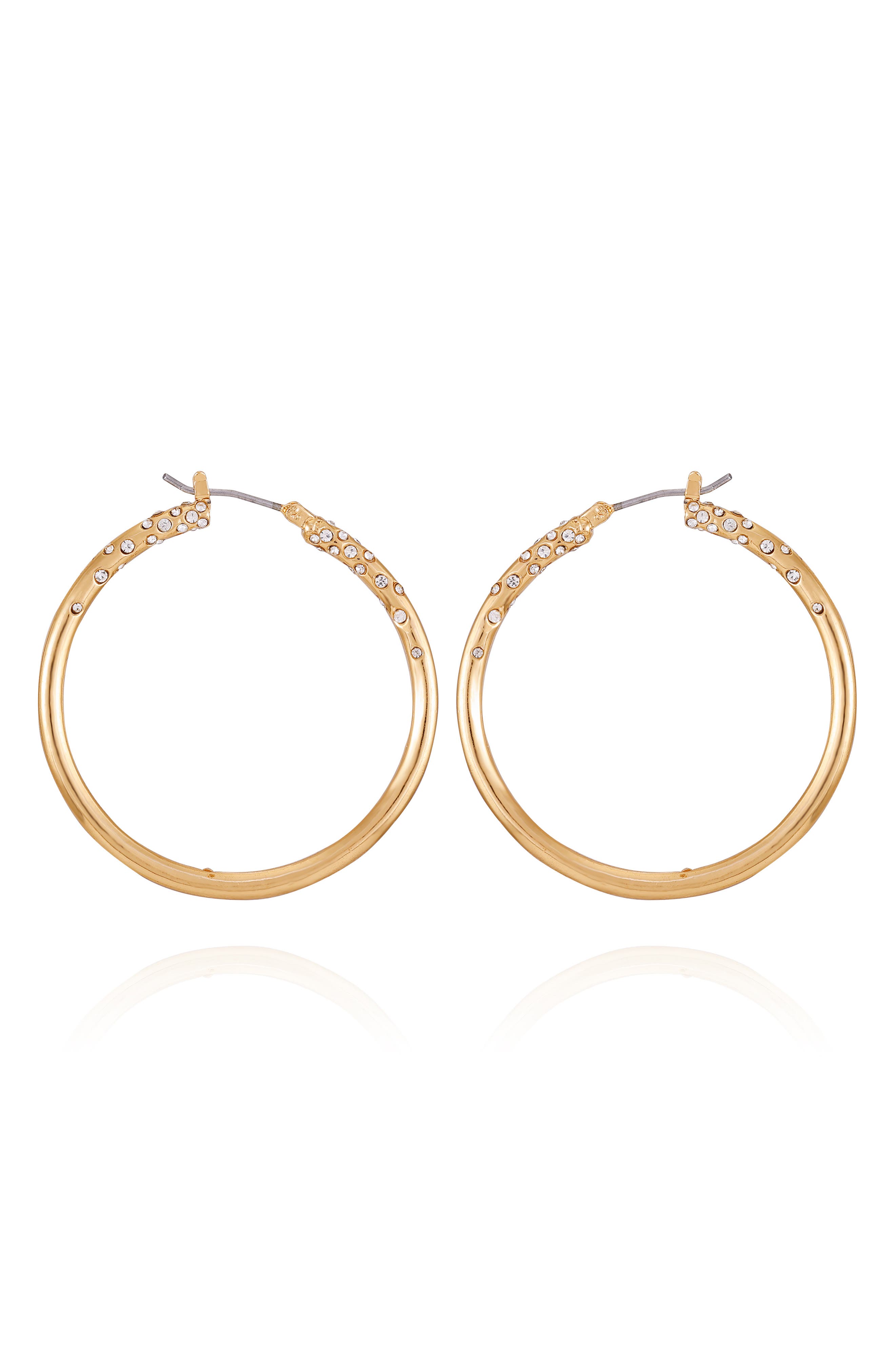 Vince Camuto Scattered Hoop Earrings