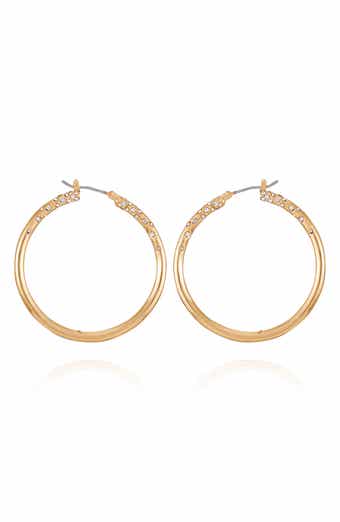 Vince Camuto Scattered Hoop Earrings