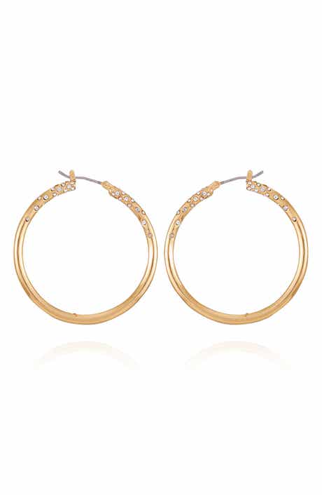 Vince Camuto Scattered Hoop Earrings