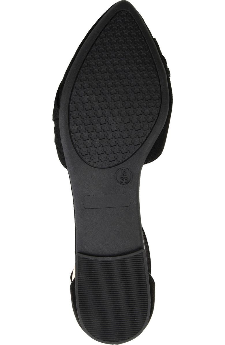 JOURNEE Lazae Ankle Strap Flat, Alternate, color,