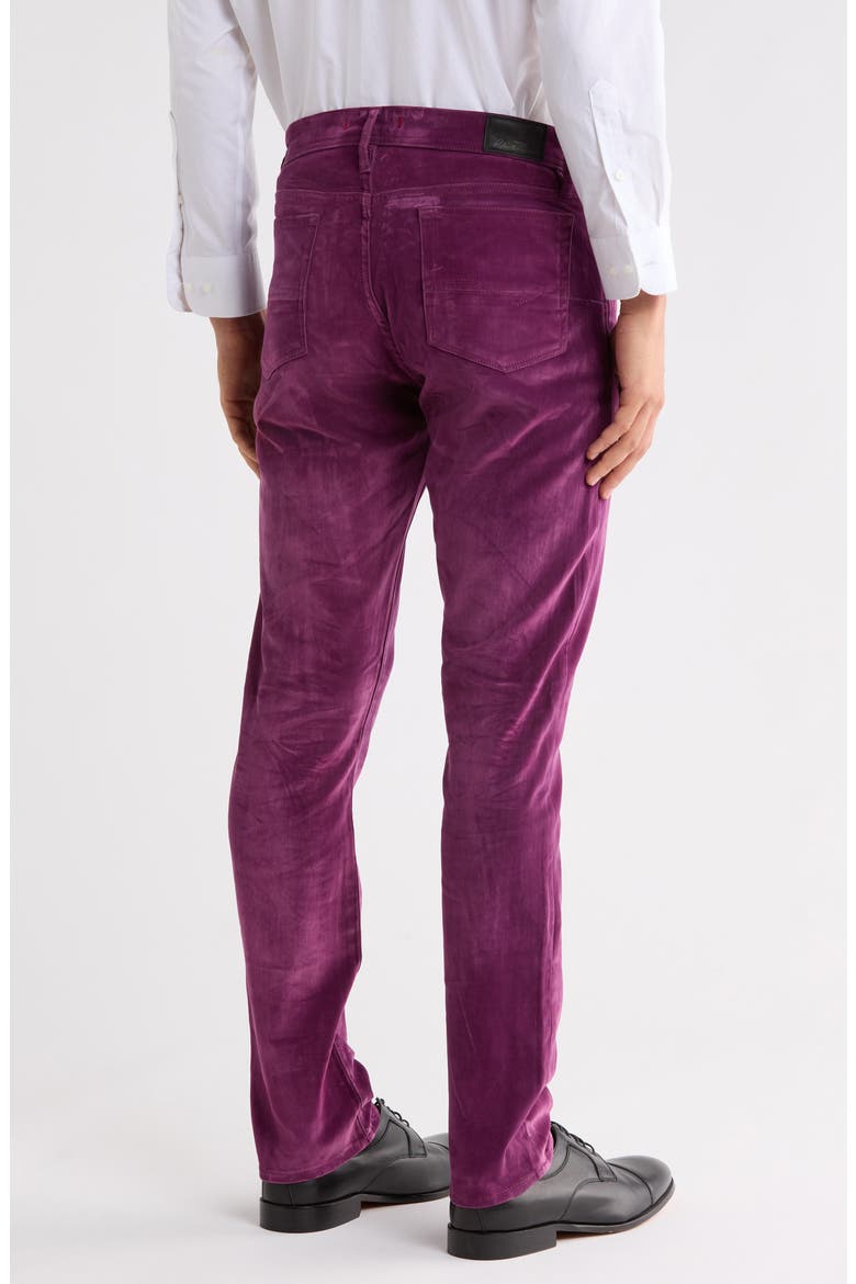 Celestial Velvet Straight Leg Jeans, Alternate, color, BERRY